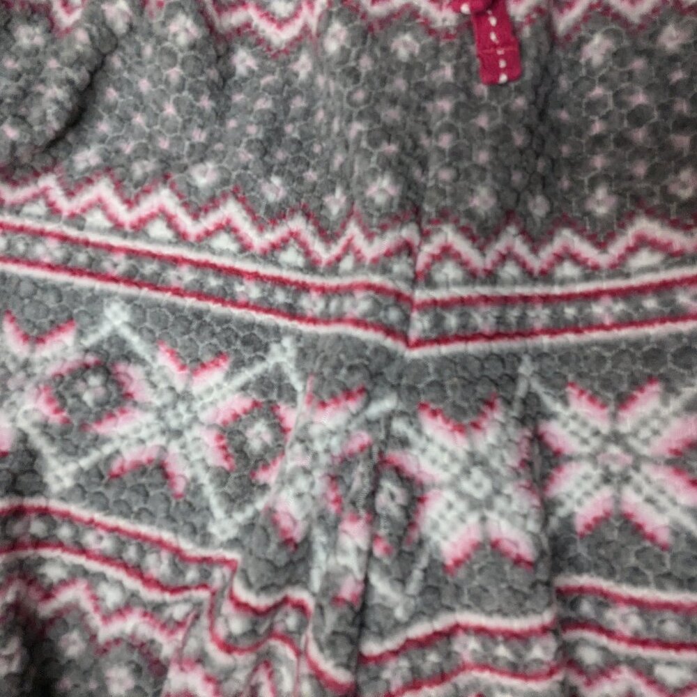 Nautica Winter Themed Red White Gray Women Fleece Pajamas 2 Piece Set Size XXL - Picture 11 of 16